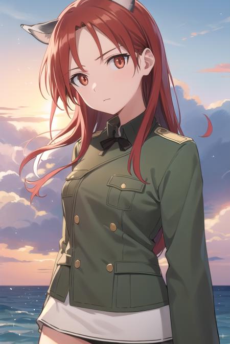 Minna-Dietlinde Wilcke (ミーナ・ディートリンデ・ヴィルケ) - Strike Witches (ストライクウィッチーズ)版本anime (ID: 267731)