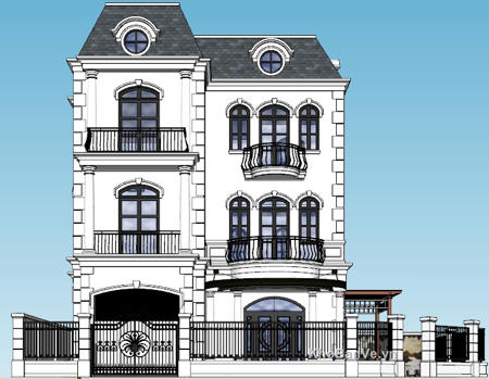 neoclassical house