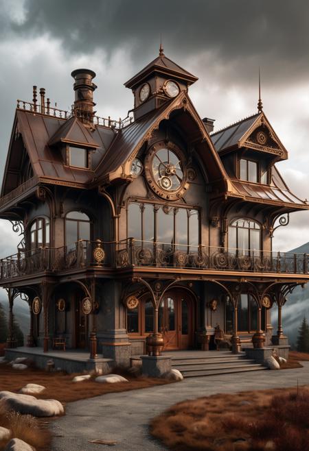Dynamic Wildcard - steampunk house unleashed