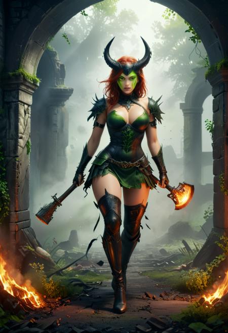 Dynamic Wildcard - armored demon unleashed