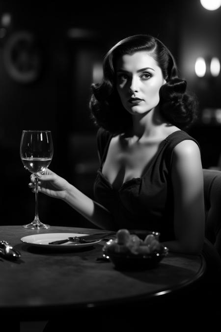 Noir-Style Photography Flux