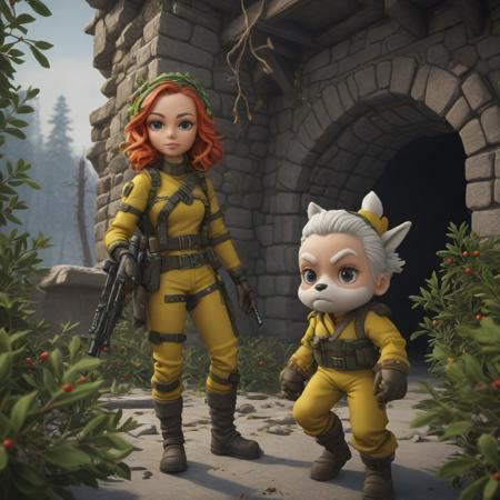 Mistletoe Mercenaries - sliders - yellow team image contest helper