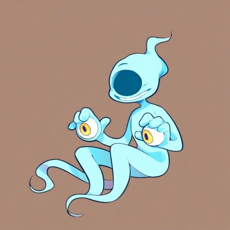 blind specter (Cuphead, cup Head, ghost)