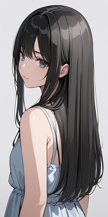 ストレートヘア/straight hair(XL,pony)