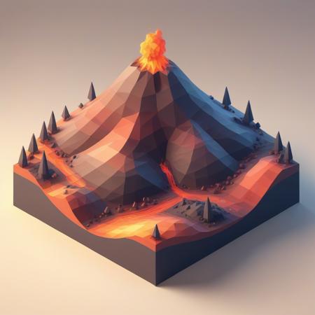 Isometric low poly XL