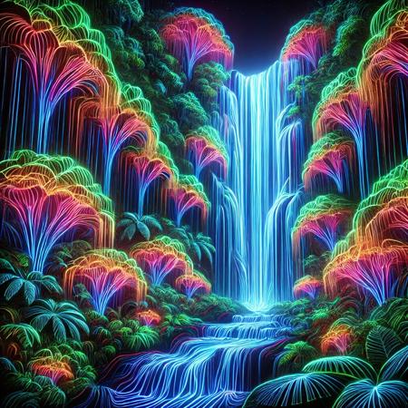 the neon world