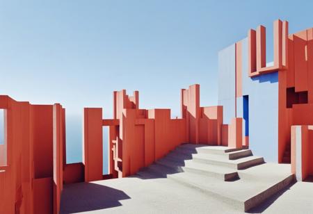 La Muralla Roja by Ricardo Bofill