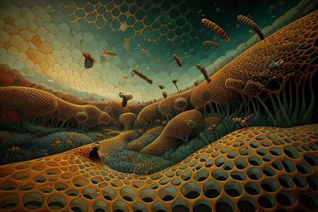 Psychedelic-02 Honeycomb
