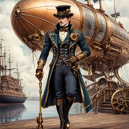 Ars MidJourney Rococo Steampunk (SDXL, Pony, Flux)