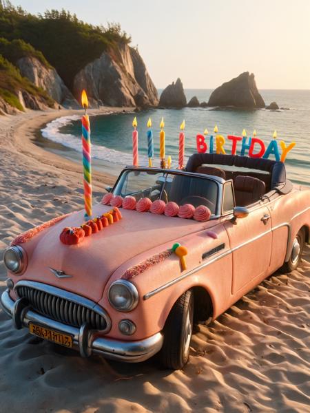 Birthday Style SDXL