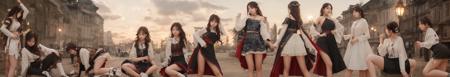 Row of40 people POSE , multi view，40个人的动作PNG图，多视图