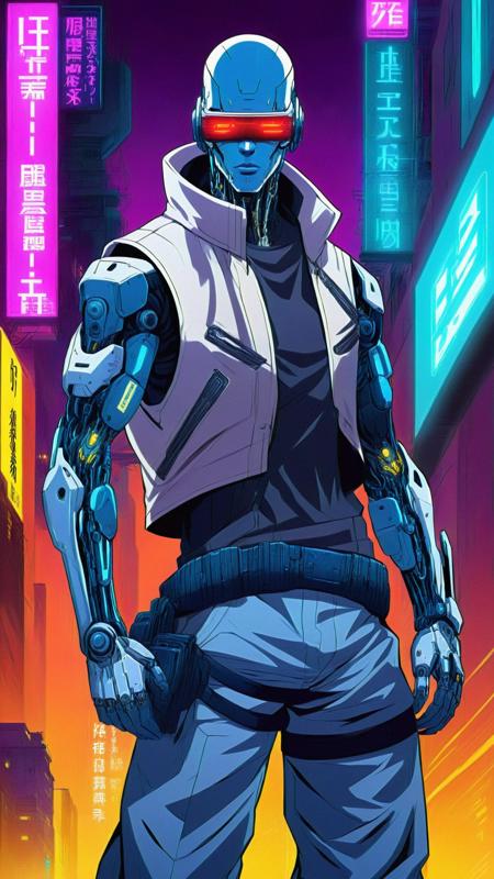 Cyberpunk Anime Style
