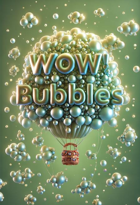Wow Bubbles - SDXL Style LoRA版本v1.1 (ID: 666018)