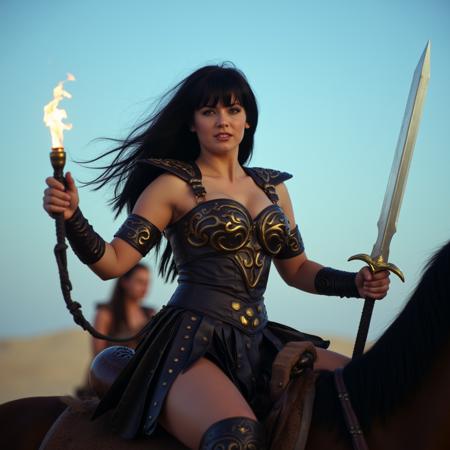 Xena: Warrior Princess style (Anime + Comic book + Realistic) F1D