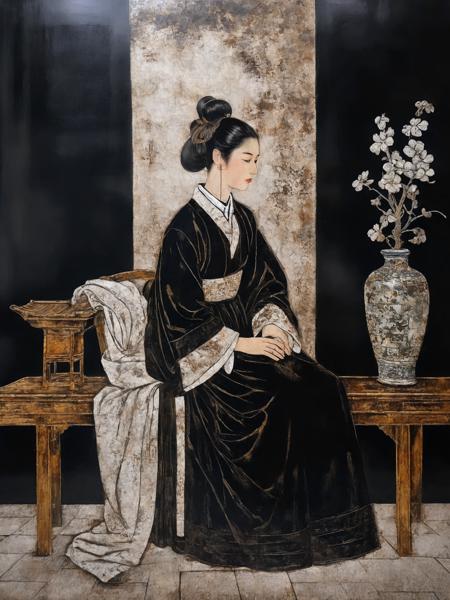Fresh Ideas@Chinese lacquer painting_SDXL