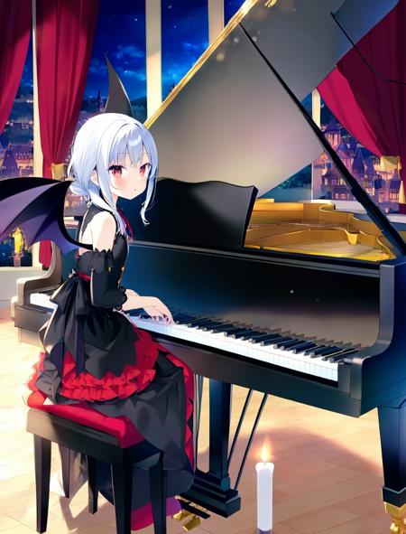 grand piano 三角钢琴版本starry&animagine3.1 (ID: 609943)