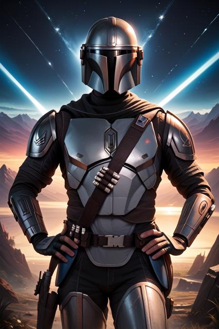 The Mandalorian from Star Wars