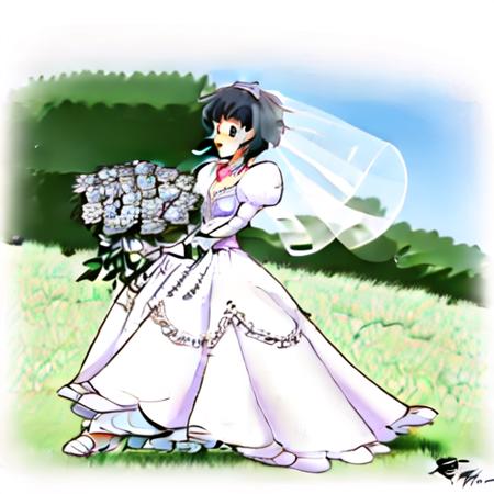 Ayumi's Wedding Dress - Okashina Futari版本V1 (ID: 624507)