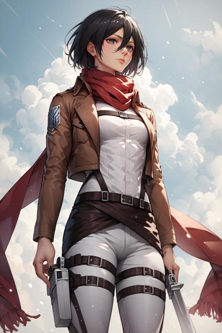 Mikasa Ackerman | Attack on Titan | PonyXL and sd 1.5