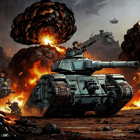 Leman Russ Battle Tank - Warhammer 40,000