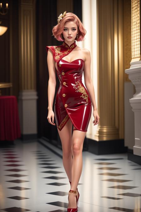 Latex Nu-Cheongsam | Lets Have Some Fun