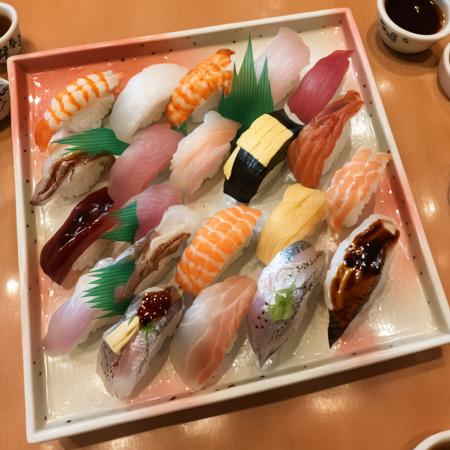 おまかせにぎり盛り合わせ sushi SDXL