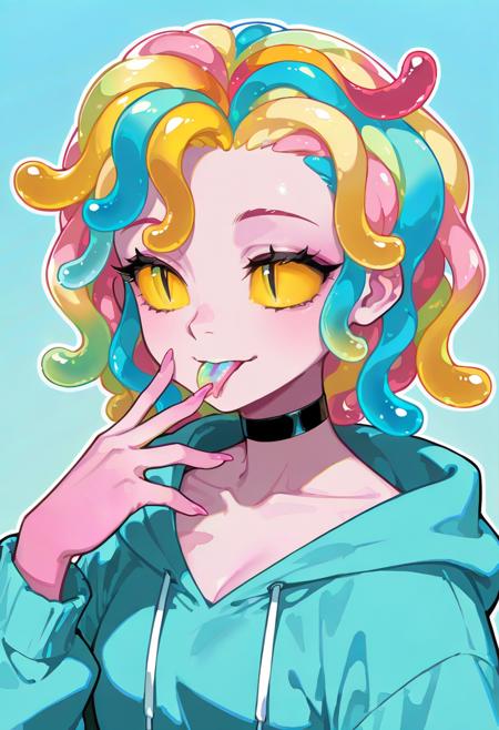 Snake Hair/Gummy Worm Hair/Worm on a String Hair