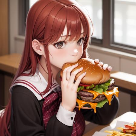 Huge Two-Handed Burger LoRA