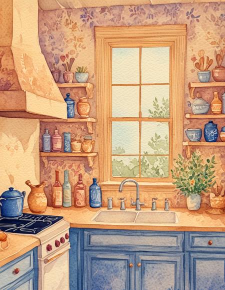 Watercolor on Rough Paper