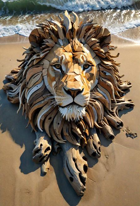 Driftwood Detailed Art - Dream Diffusion - By DICE
