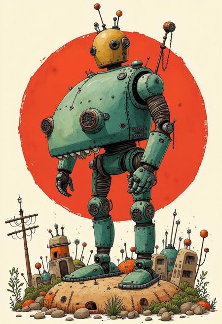 style of Mattias Adolfsson [FLUX] 105