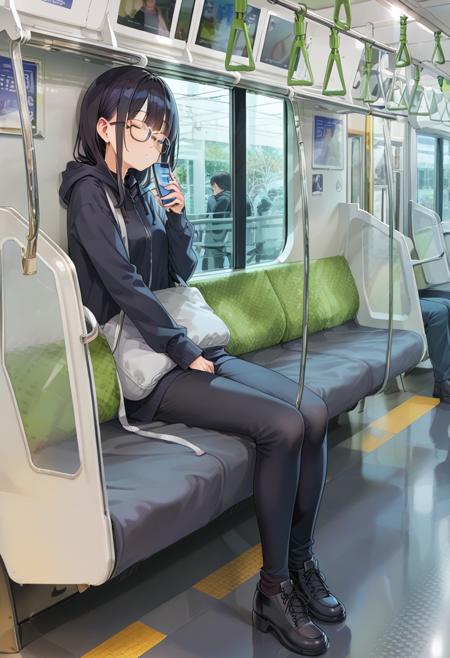 JR East E235 series train interior PONY