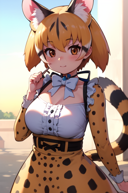 Large-Spotted Genet (Kemono Friends) / ジェネット (けものフレンズ) / 斑獛 (動物朋友)