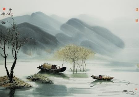 中国彩墨-Chinese ink painting
