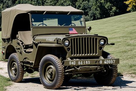 Willys MB - Willys jeep - American WW2 military vehicle版本v1.0 (ID: 618995)