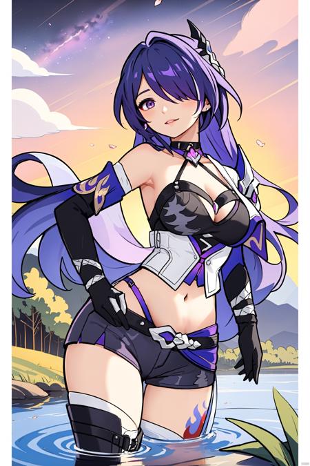 ( A3 | Pony | Kohaku) SDXL Lora-黄泉-Acheron-崩坏：星穹铁道 Honkai Star Rail-MIHOYO Collection 米家全家桶系列