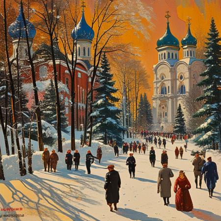 style of Boris Kustodiev [FLUX] 263