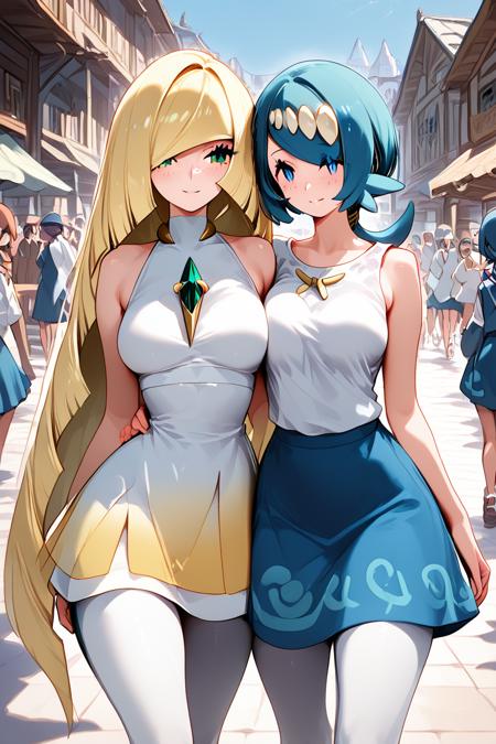 Lusamine & Lana Mama: Moms' Getaway | ルザミーネ x スイレンママ (Pokemon) [Pony]