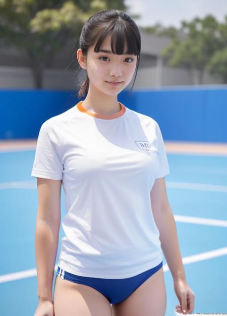 日本の体操服/ Traditional Japanese gym uniforms.