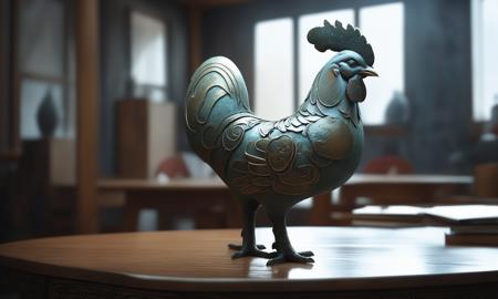 XL Realistic bronze art style