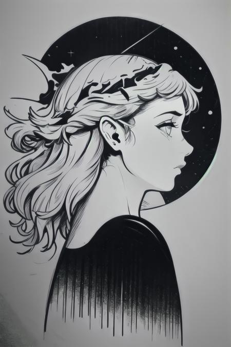 Blackwork Style | LoCon版本v1.0 (ID: 216865)