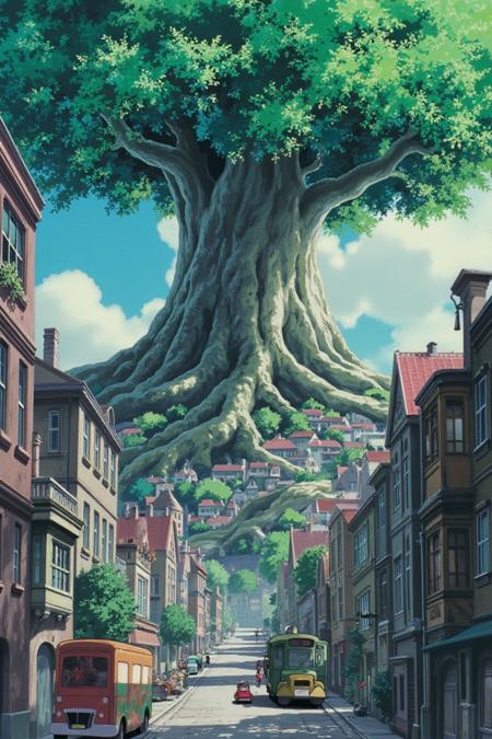 Kiki's Delivery Service (studio Ghibli style)