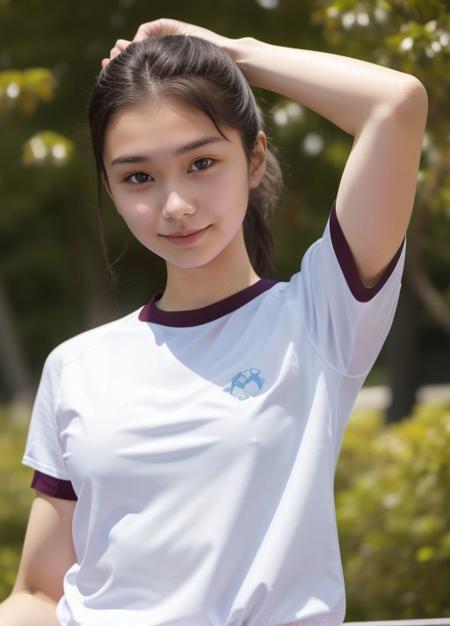 日本の体操服/ Traditional Japanese gym uniforms.