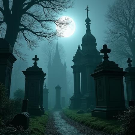 Haunted Streets of Highgate: A Gothic Cemetery Lora