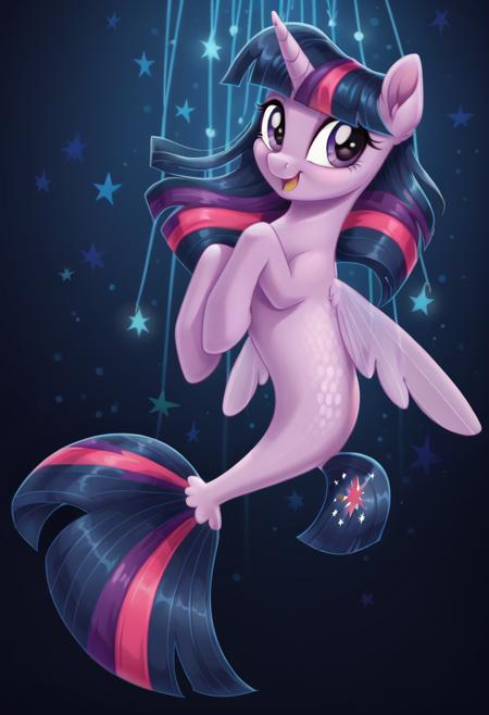 My Little Pony/MLP G4, Seaponies Mane 6版本seaponies,Twilight Sparkl (ID: 1146238)
