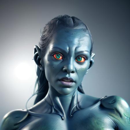 GreenBadAlienWoman
