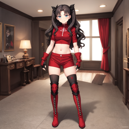 Rin tohsaka  LORA and(Pony)  from fate stay night visual novel