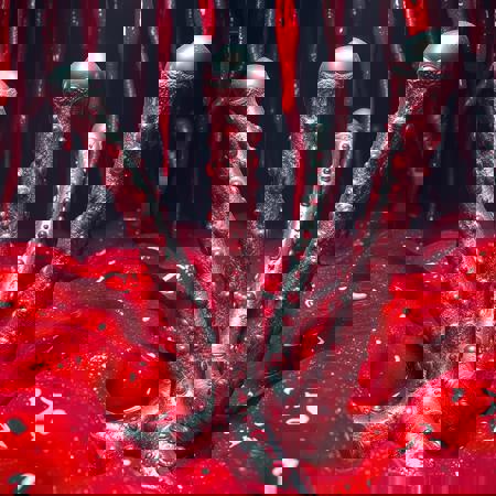 Red Slime Silver Tentacles - FLUX