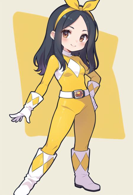Mighty Morphin Power Rangers - Yellow Ranger PonyXL