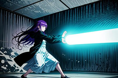 Kamehameha [1.5, pony, IL]版本Beam pose from side (ID: 298326)